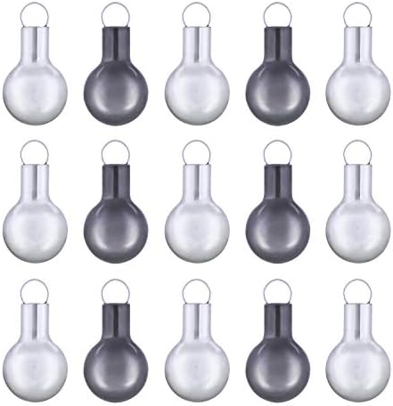 Hallmark Hearsake Cristom Ornaments 2020, мини сребрени стаклени топки, сет од 15