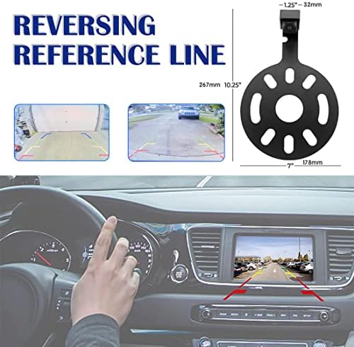 Wastoreel Car Backup Camera Reverse Rever View Spare Gide Mount Camera Comple Complate Complation