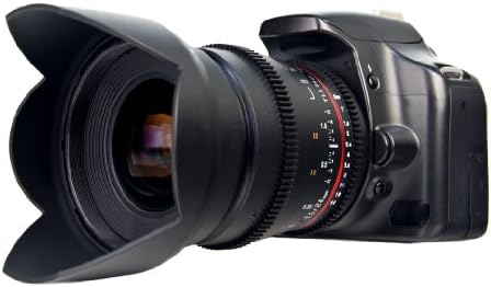 Bower SLY24VDNX Ултра-Брз Широкоаголен 24mm T/1.5 Дигитален Cine Објектив За SAMSUNG NX Камера