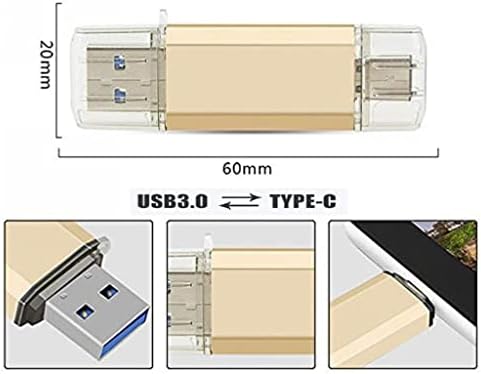 2TB USB C Флеш Диск 2 во 1 OTG USB Палецот Диск, Меморија Стап За Андроид Телефони Таблети Лаптопи Компјутери iPads