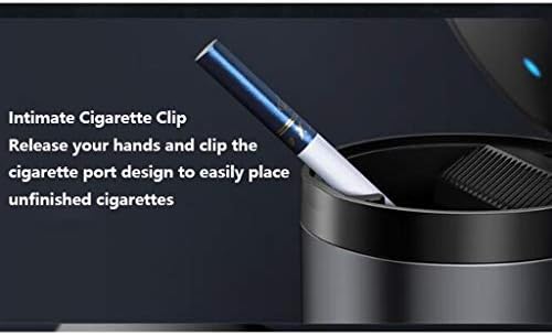Алуминиумска легура од пепел со капаци на капакот на капакот, креативни мултифункционални автоматски фиоки за пепел, преносен исклучителен за мажи пушачи подароц?
