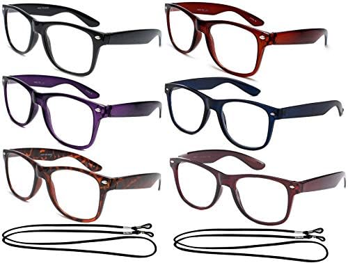 Голема рамка за читање очила мажи жени удобни стилски едноставни очила за читање