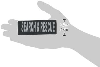 Пребарување на кучиња &засилувач; Спасување Отстранливи Велкро Закрпи, Големи/Х-Големи