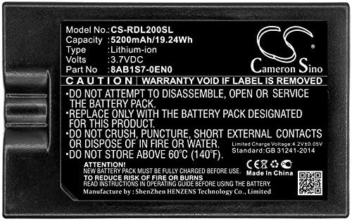 Камерон Сино Нови 5200mAh Замена Батерија Вклопуваат Прстен 8VR1S7, Шпионка Камери, Соларни Рефлектор, Рефлектор Камери Соларни, Стап До Камери, Стап До Камери Соларни, Ви