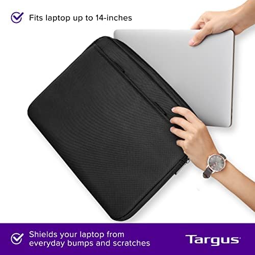 Таргус Слипсин, кој носи куќиште за 14 инчни лаптопи/лаптопи, црно