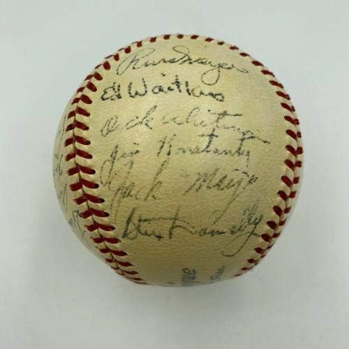 1950 година Филаделфија Филис НЛ Шампион го потпиша бејзболот „Whiz Kids JSA COA“ - Автограмски бејзбол