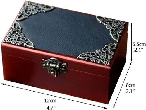 Aniic Music Box Ретро механизам Класичен накит Музичка кутија за жени антички врежана музичка кутија со заклучување за семејство