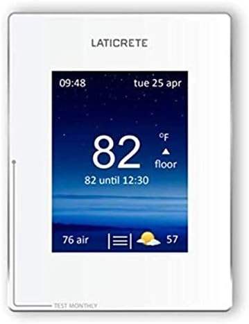 Комплет за греење на подот на LaticRete - 70 квадратни метри - Вклучува термосат на Strata топлина WiFi, латирет слоеви, топлински