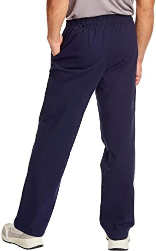 Hanes Essentials Jumpants, машки памучни панталони со џебови, 33 “