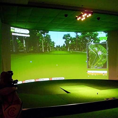 XXXDXDP симулатор за голф топка за влијанието на проекцијата Екран затворен материјал за бела крпа за голф голф голф цел