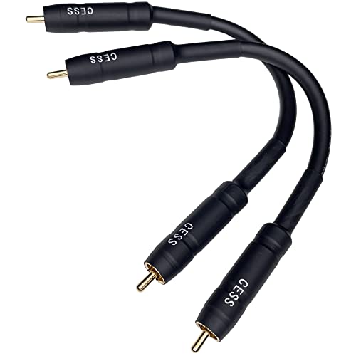 CESS-111-6I RCA Preamp Jumpers Meal to Male Patch Cable, 2 пакувања