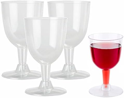 10 Компјутер Јасно За Еднократна Употреба Вино Очила Пластични Свадба Партија Шампањ Флејта 5.5 мл