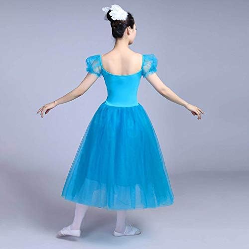 FeeShow жени девојки лебеди езеро балетски костим за танцување принцеза балет тул фустан танцувачка облека