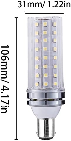 B15 16W LED Пченка Сијалица Цвет Форма B15 База LED Канделабри Сијалица 120w Блескаво Светилка Еквивалент за Таванот Вентилатор Ѕид Светилка Лустери СВЕТИЛКА AC85-265V 4000K Неутр