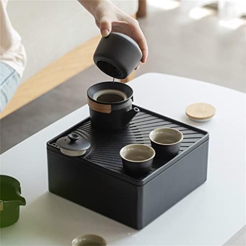 HDDRZR TAREW чај постави брза чаша мала поставена кутија за складирање преносно отворено чајник за чај