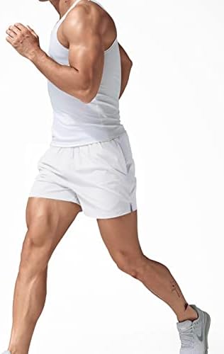Jeeing опрема за мажи што трчаат шорцеви од 5 инчи лесни атлетски шорцеви Брзо суво со задна мрежа за дишење