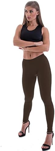 Therma Pro женско руно наредени зимски хеланки - термички ултра меки панталони со високи половини