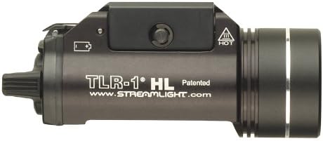 Streamlight 69889 TLR-1 HL 1000-луменско оружје светло со двоен далечински комплет вклучува безбеден прекинувач за опашка, двоен