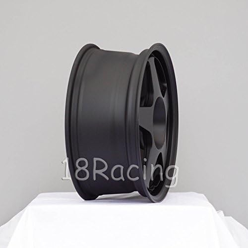 4 компјутери Rota SlipStream тркала 17x7.5 PCD: 4x100 Офсет: 45 HB: 67. Сатен црно