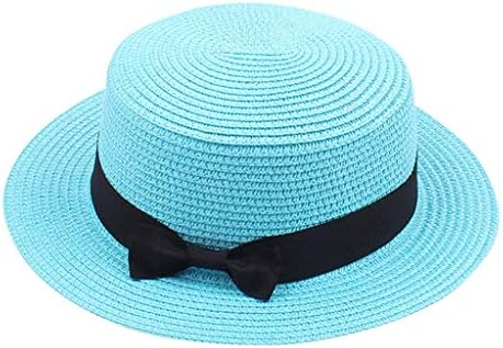 Унисекс летен моден моден рамен врв слама федора капа со лак-kno лента прилагодлива сончева капа со цврста боја широко капаче за обложување