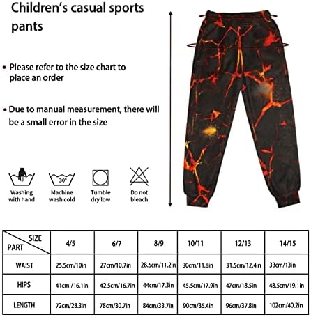 Девојки за момчиња AOOPISTC Девојки за 4-15T лабава активна облека со џебови со панталони за патувања со спортски топка