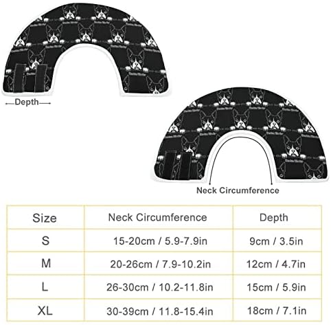 Бостон Териер Куче Конус Јака Прилагодлива Јака За Обновување На Миленичиња Заштитна Јака За Кучиња Мачки
