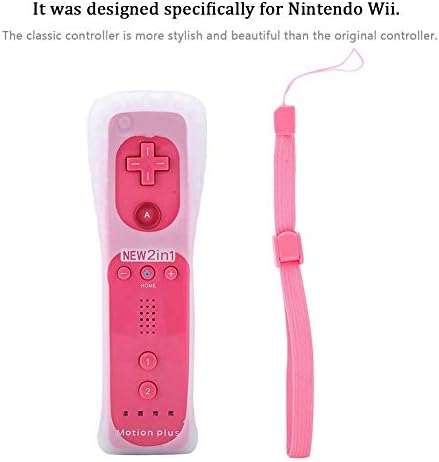 GamePad, контролор на рачката на играта рачка за игра погодна за ракување со мал вграден акцелератор убава за Nintendo Wii/Wiiu