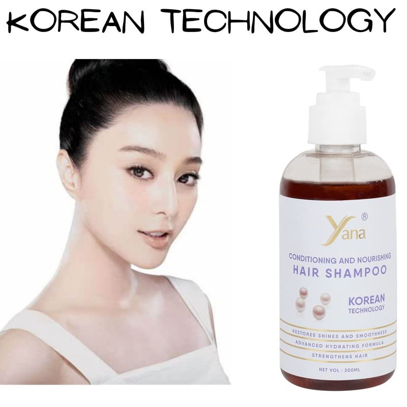 Јана шампон за коса со корејска технологија природен шампон за раст на косата