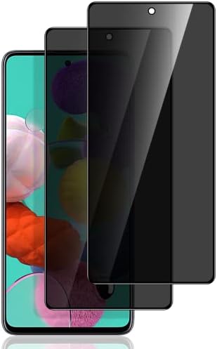 [2-пакет] За Samsung Galaxy S20 FE / A53 / A52 / A51 заштитник на екранот за приватност, анти-спој затемнети стакло за заштита на стакло [не поддржувајте отклучување на отпечатоци од ?
