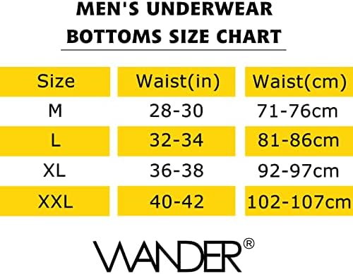 Wander Mens Sport Долна облека 3-пакет за мажи перформанси со 6-инчни атлетски боксери Кратки хулахопки Активни тренинзи долна