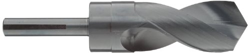 Chicago Latrobe 190F со голема брзина на челик намален бит за вежбање, црна оксид, завршена форма, конвенционална точка од 118 степени, големина