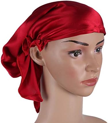 Kesyoo капа за сушење на косата Брзо сушење капачиња за коса туширање сатен за спиење капа за глава глава за жени за жени дами