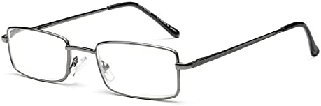 Плима Оптички Очила За Читање Мажи Жени, Метални Сини Светлосни Очила За Блокирање Со Пролетни Шарки, Очила Против Оптоварување На