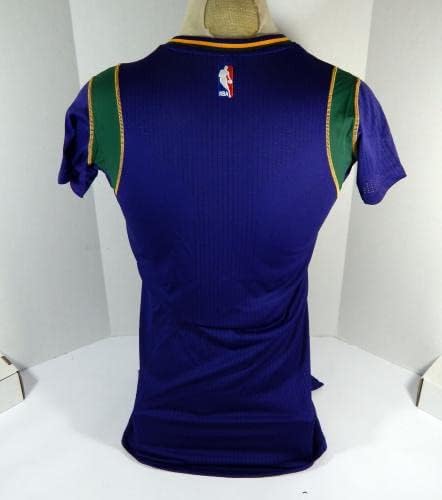 Orу Орлеанс Пеликанс празна игра издаде виолетова маичка Марди Грас Нола L DP44569 - НБА игра користена