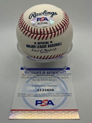 Џери Ројс Лос Анџелес Доџерс Потпиша Автограм Официјален Млб Бејзбол ПСА Днк-Автограм Бејзбол