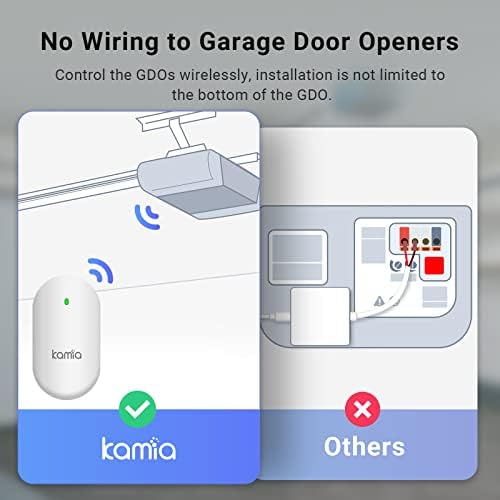 Далечински модул на вратата на вратата на Камија Додаток, безжично контролирајте до 3 отвори за гаража, Универзален контролер на вратите