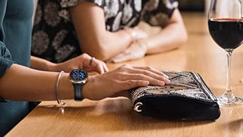 Оригинални кожни ленти за Samsung Galaxy Watch 5 Band 44mm 40mm / Galaxy Watch 5 Pro 5 45mm Band 2022 / Galaxy Watch Active 2 Band / Galaxy Watch 4 бендови за жени жени кожа лента