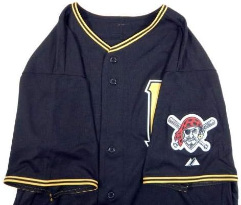 2015 Пирати од Питсбург Адријан Сампсон Игра издадена црна маичка Пит33153 - Игра користена МЛБ дресови