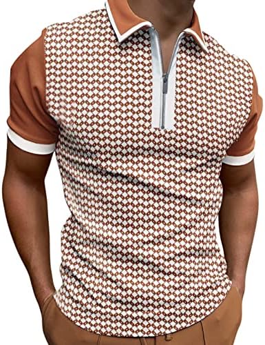 Yhaiogs работат кошули за мажи смешни кошули за мажи маички фустан кошула редовна цврста задникот јака тато кошули за мажи