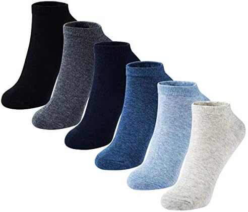 Magiarte женски глуждови чорапи мек чист памук со ниско сечење атлетска лежерна мутална боја без шоу чорапи за жени 3/6/12 пакет