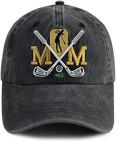 Голф мама капа за жени, смешна прилагодлива памук извезена мама подароци бејзбол капа
