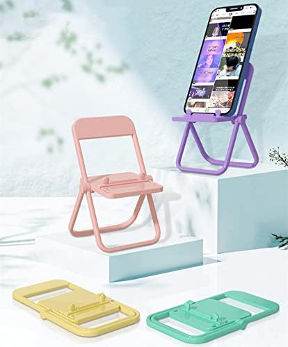 Мобилен телефон Стенд 8 парчиња Декоративни украси додатоци за преклопување на столици за мобилни телефони таблета штала за
