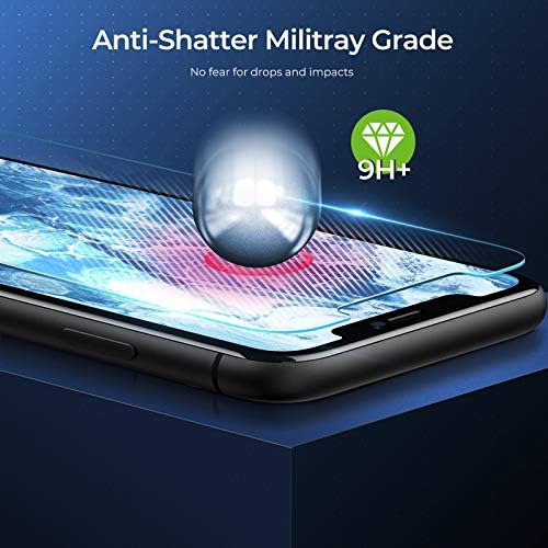Орибокс Случај Компатибилен со Iphone XR Случај, со 4 Агли Shockproof Заштита &засилувач; Стакло Заштитник На Екранот за iPhone