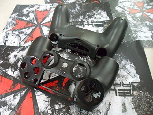 ЗАМЕНА НА YHC Мат Куќиште Школка Дел Случај Покритие За PlayStation 4 PS4 Контролер DualShock 4 Боја Црна