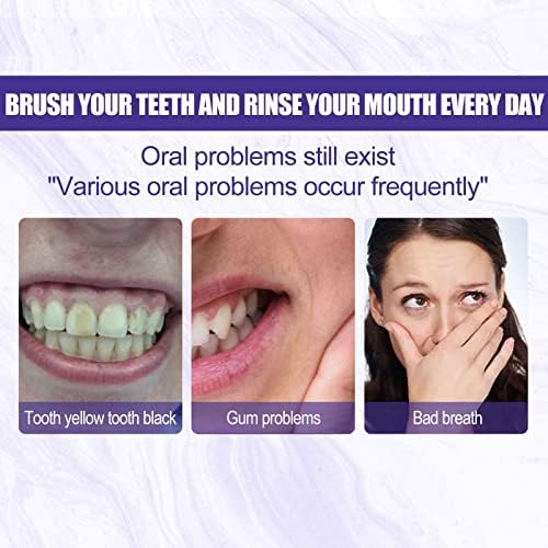 Виолетова паста за заби, отстранување на мирис Освежувајќи се безбедни заби за заби чувствителна заби ја осветлува пастата за