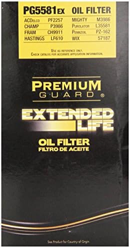 PG филтер за нафта, продолжен живот PG5581ex | Одговара на 2004-2019 Различни модели на Ауди, Форд, Седиште, Фолксваген, Волво