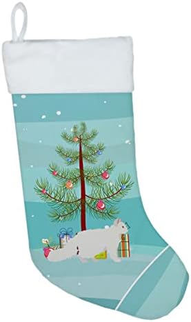 Богатства на Каролина CK4669CS Орегон Рекс 2 Мачка Среќна Божиќна Божиќна порибување, камин виси чорапи Божиќна сезона Декора за украси за семејство