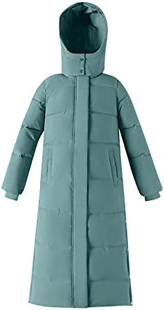 Нерохузи женски топли зимски палта поставени задебелени јакна со аспиратор плус големина долга парка Теди палто со палто од