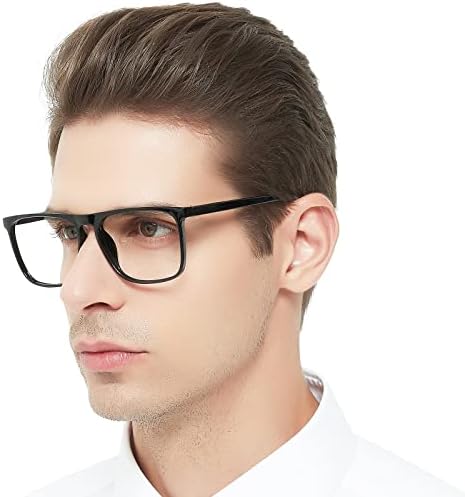 ОКЦИ КИАРИ Широк рамка за читање очила Менс удобни читатели 2.0x големи глави