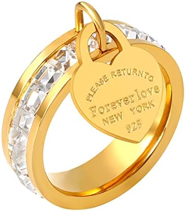 Zboro Rings свадба ангажман loveубов срцев шарм прстени елегантни кубни цирконија големи прсти прсти за жени-53635